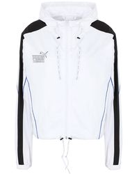 PUMA Synthetic Chase Jacket, Dots Pattern in Black - Lyst