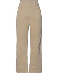 Womens Clothing Trousers Brunello Cucinelli Herringbone Linen-blend Wide-leg Pants Slacks and Chinos Wide-leg and palazzo trousers 