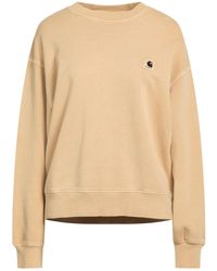 Carhartt - Sand Sweatshirt Cotton, Elastane - Lyst