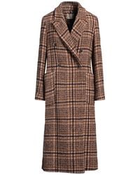 Momoní - Camel Coat Virgin Wool, Polyester, Acrylic - Lyst