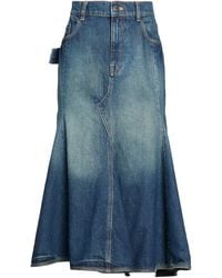 Marc Jacobs - Denim Skirt Cotton - Lyst