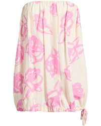 MSGM - Robe Courte - Lyst
