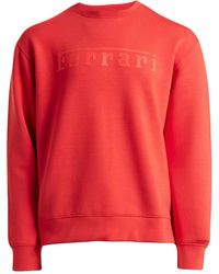 Ferrari - Sweatshirt Viscose, Polyurethane, Elastane - Lyst