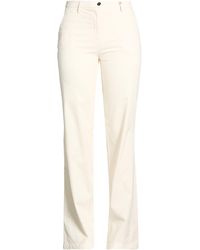 Myths - Cream Pants Modal, Cotton, Elastane - Lyst
