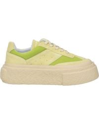 MM6 by Maison Martin Margiela - Sneakers Leather, Textile Fibers - Lyst