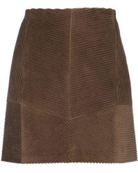 Brunello Cucinelli Minirock - Braun