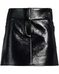 Courreges - Mini Skirt Cotton, Polyurethane, Elastane - Lyst