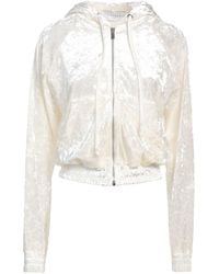Gaelle Paris - Cream Sweatshirt Polyester, Elastane - Lyst