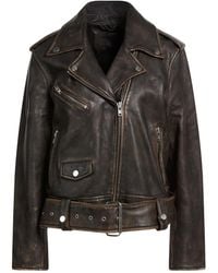 Stand Studio - Dark Jacket Lambskin - Lyst