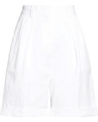 Aspesi - Shorts & Bermuda Shorts Cotton, Linen - Lyst