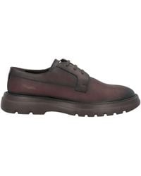 Alberto Guardiani - Dark Lace-Up Shoes Leather - Lyst