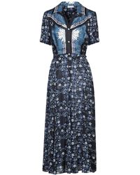 Sandro 3/4 Length Dress - Blue