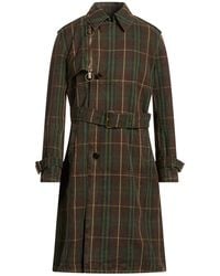 Burberry - Overcoat & Trench Coat Cotton - Lyst