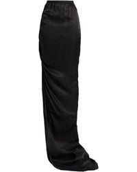 Rick Owens - Maxi Skirt Cupro - Lyst