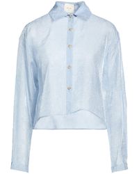 Alysi - Crème Shirt Cupro, Polyamide - Lyst