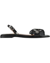 Toga - Sandals Leather, Textile Fibers - Lyst