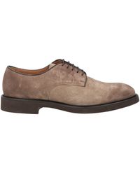 Doucal's - Khaki Lace-Up Shoes Leather - Lyst