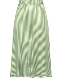 Shirtaporter - Midi Skirt Viscose, Silk - Lyst