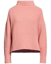 Bruno Manetti - Antique Rose Turtleneck Virgin Wool, Cashmere - Lyst