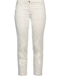 Jacob Cohen - Ivory Pants Cotton, Elastane - Lyst