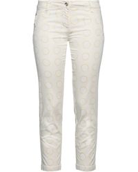 Jacob Cohen - Ivory Pants Cotton, Elastane - Lyst