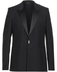 Givenchy - Blazer Son Solapas De Satén - Lyst