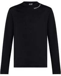 EA7 - T-Shirt Cotton - Lyst