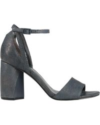 What For - Slate Sandals Leather - Lyst