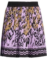 Versace Jeans Couture - Mini Skirt Polyester - Lyst
