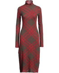 Burberry - Midi Dress Polyamide, Mohair Wool, Wool - Lyst