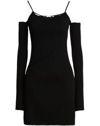 Mach & Mach - Mini Dress Viscose, Polyester - Lyst