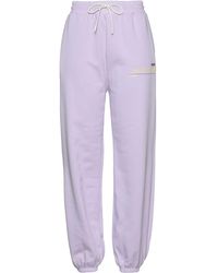 Pantalon Synthétique MSGM en coloris Violet élégants et chinos Pantalons décontractés élégants et chinos MSGM Femme Pantalons décontractés 
