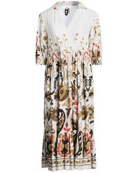 Maliparmi - Light Midi Dress Viscose - Lyst