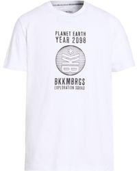 Bikkembergs - T-Shirt Cotton, Lycra - Lyst