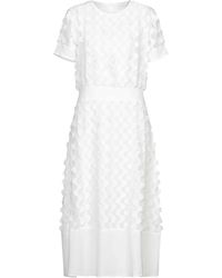 BOSS Midikleid - Weiß