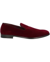 Dolce & Gabbana - Burgundy Loafers Textile Fibers - Lyst