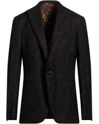Etro - Blazer Virgin Wool, Polyester, Elastane - Lyst