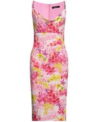 Versace - Robe midi - Lyst