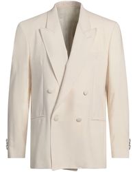 Lardini - Ivory Blazer Linen, Wool - Lyst