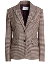 Motel - Burgundy Blazer Polyester, Viscose, Elastane - Lyst
