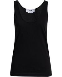 MSGM - Camiseta De Tirantes - Lyst
