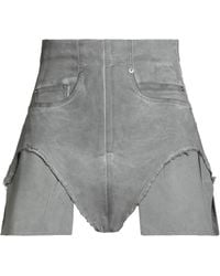 Rick Owens - Denim Shorts - Lyst