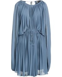 Lanvin - Mini Dress Viscose, Silk - Lyst