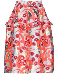 P.A.R.O.S.H. Falda corta - Rojo