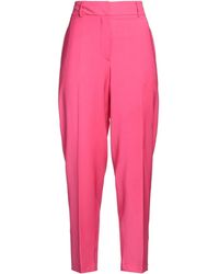 SEVENTY VENEZIA - Fuchsia Pants Virgin Wool, Elastane - Lyst