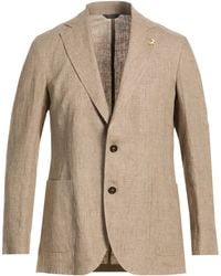 Tombolini - Sand Blazer Linen - Lyst