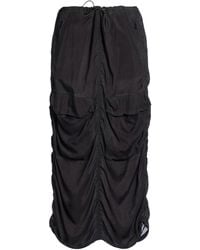 DIESEL - Midi Skirt Rayon, Nylon - Lyst