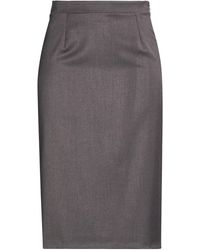 MVP WARDROBE - Lead Midi Skirt Polyester, Wool, Elastane - Lyst