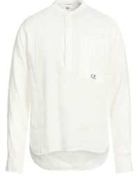 C.P. Company - Shirt Linen - Lyst