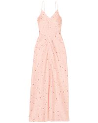 Ganni Long Dress - Pink